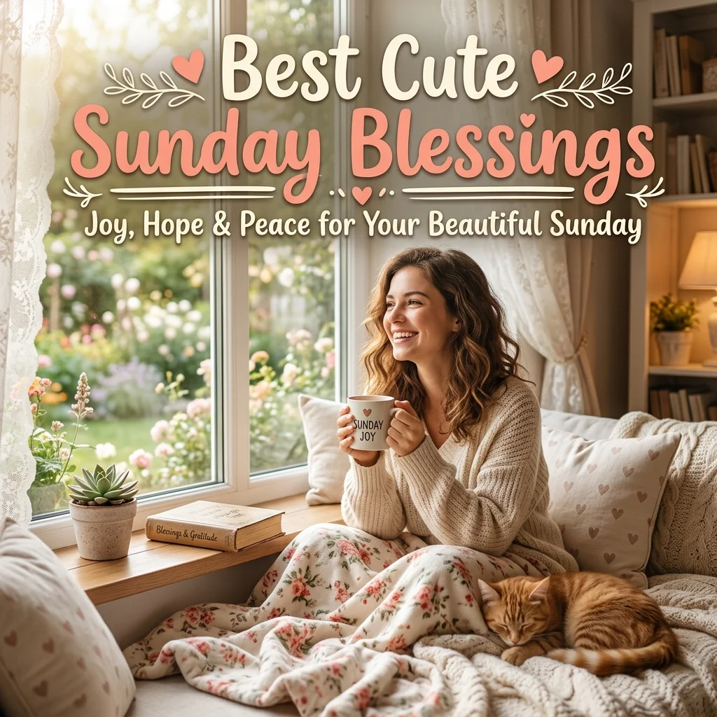 ❤️ Best Cute Sunday Blessings
