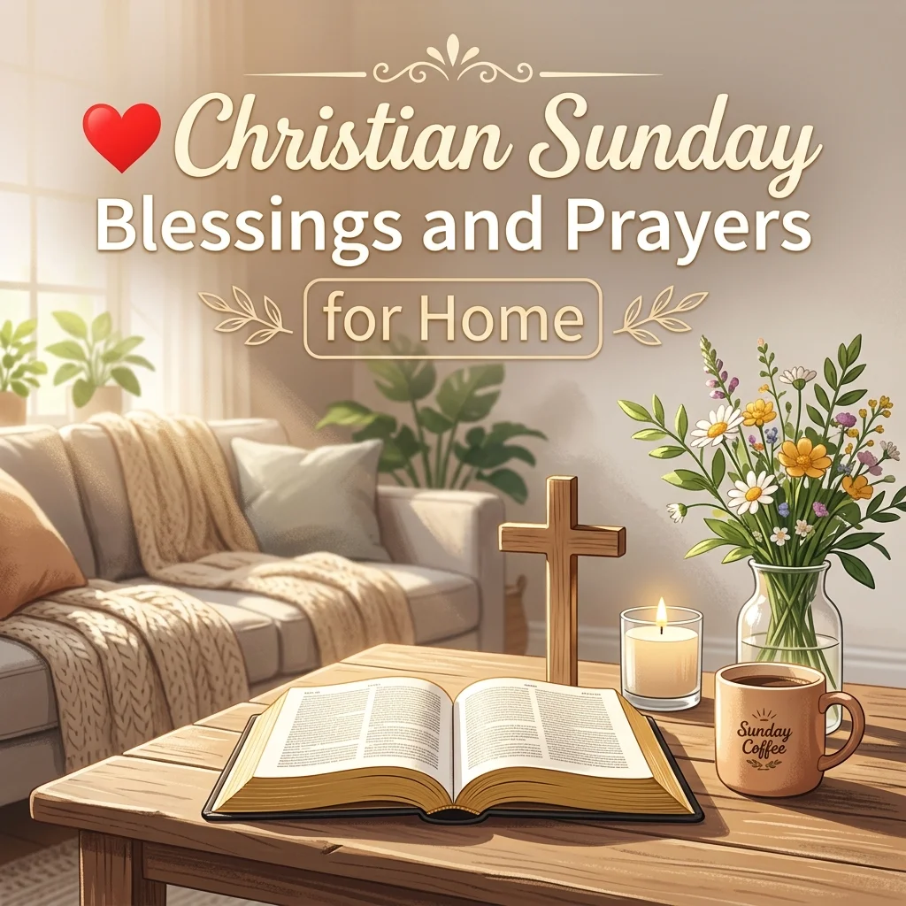 ❤️ Christian Sunday Blessings and Prayers for Home
