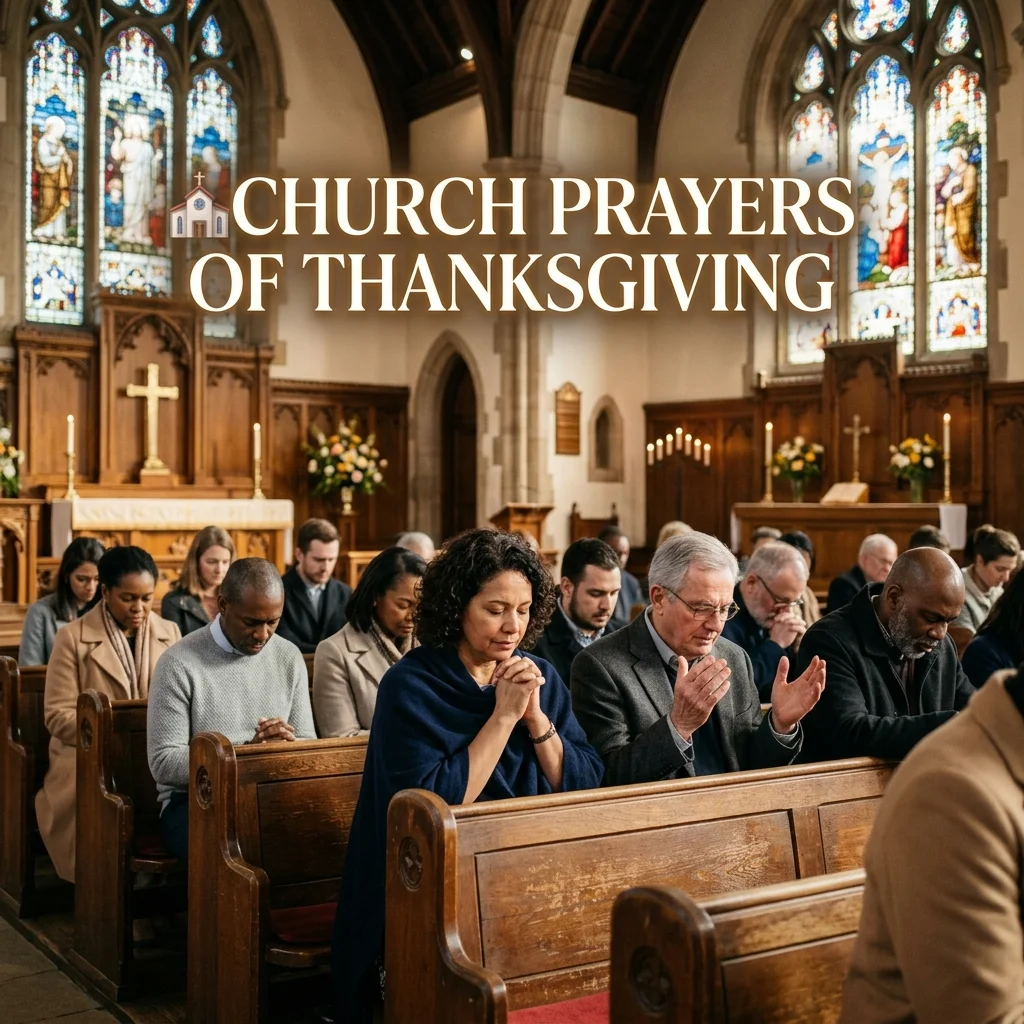 ⛪ Church Prayers of Thanksgiving