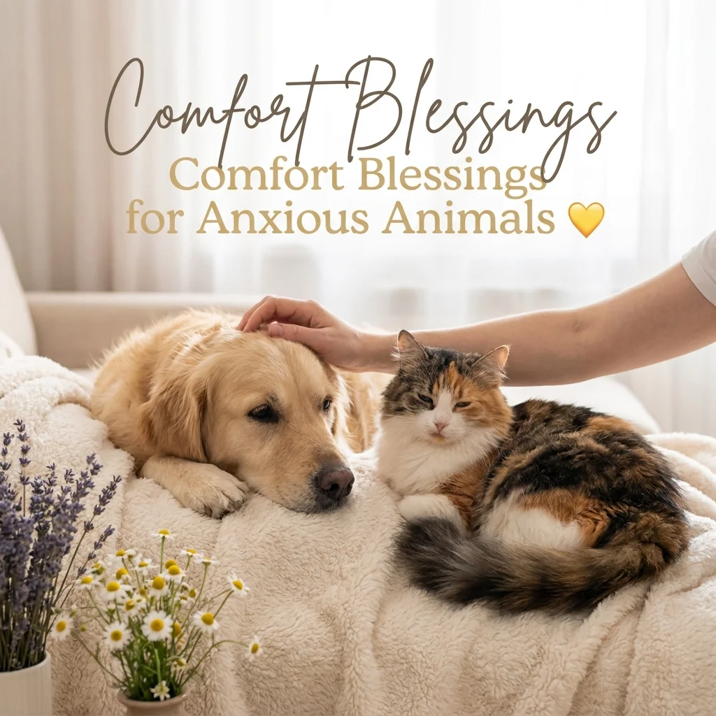 Comfort Blessings for Anxious Animals 💛