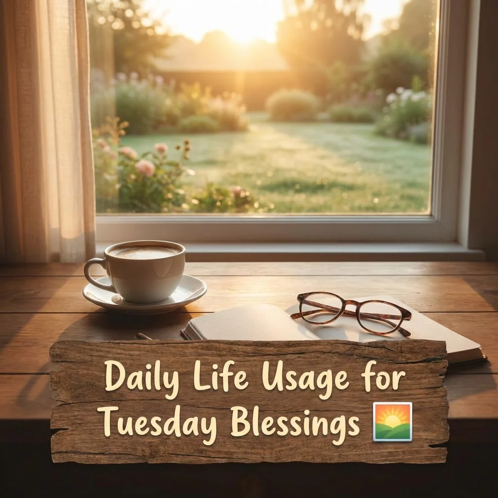 Daily Life Usage for Tuesday Blessings 🌅