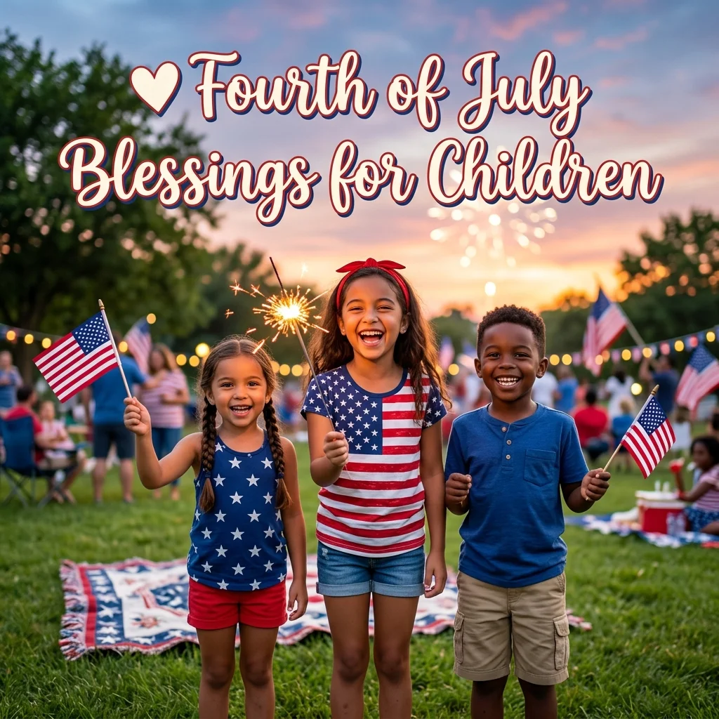❤️ Fourth of July Blessings for Children