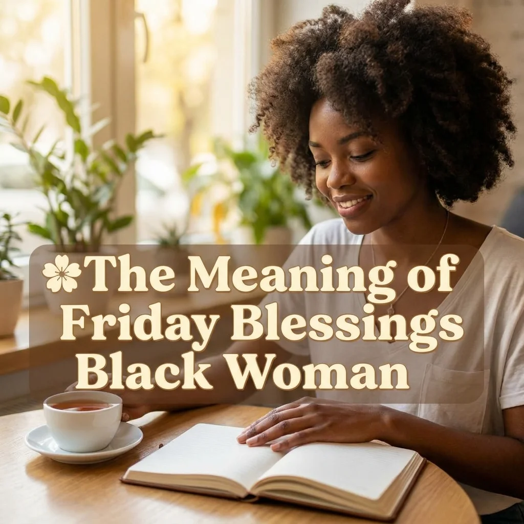🌸 The Meaning of Friday Blessings Black Woman