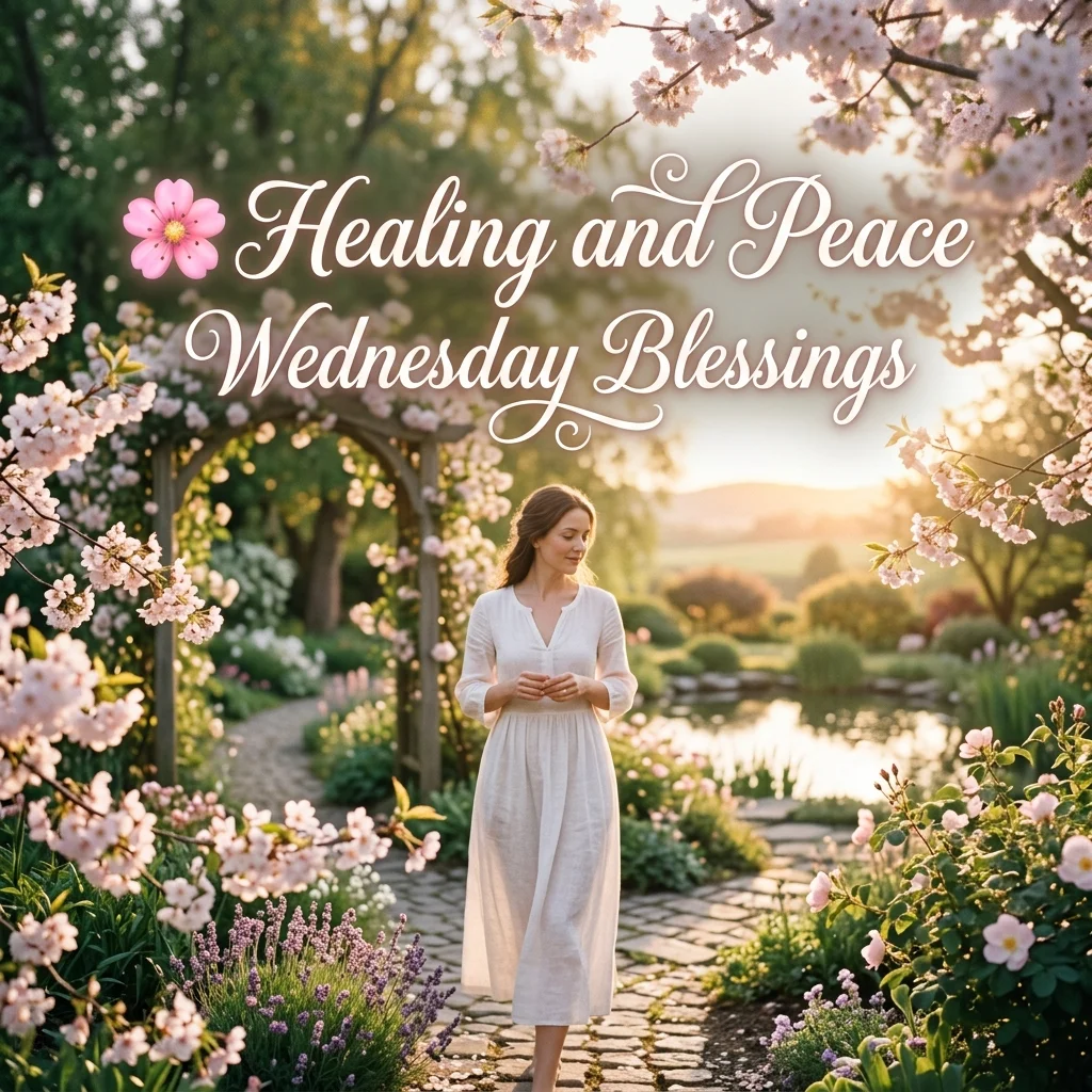 🌸 Healing and Peace Wednesday Blessings