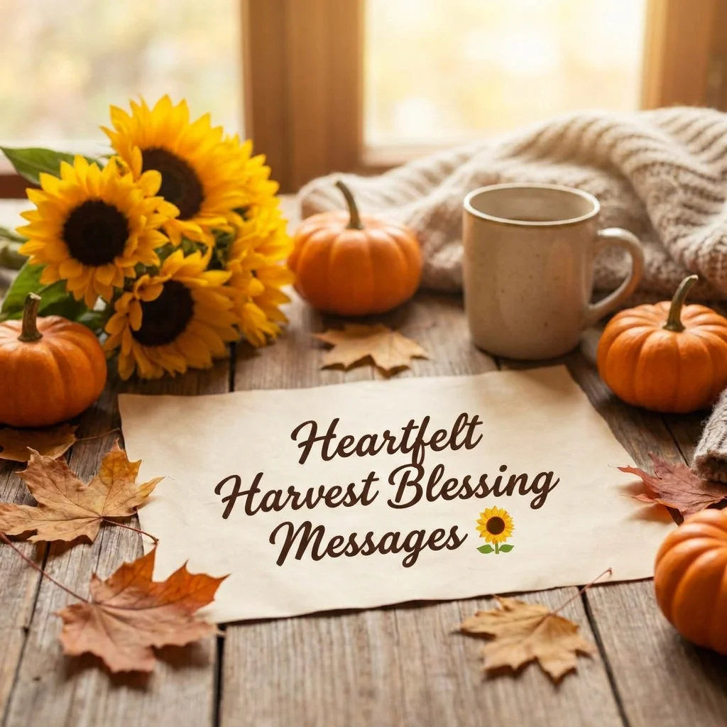 Heartfelt Harvest Blessing Messages 🌻