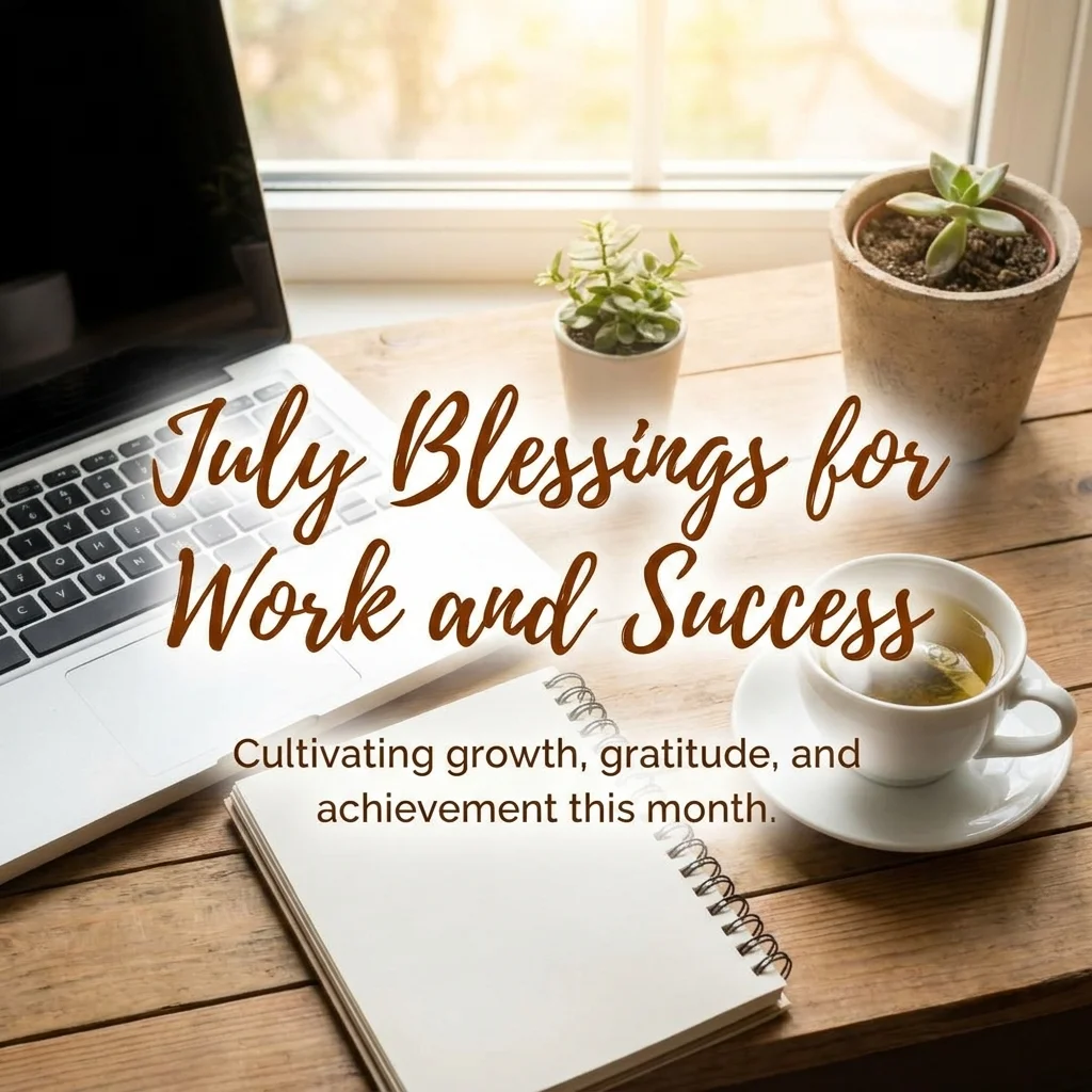 July Blessings for Work and Success