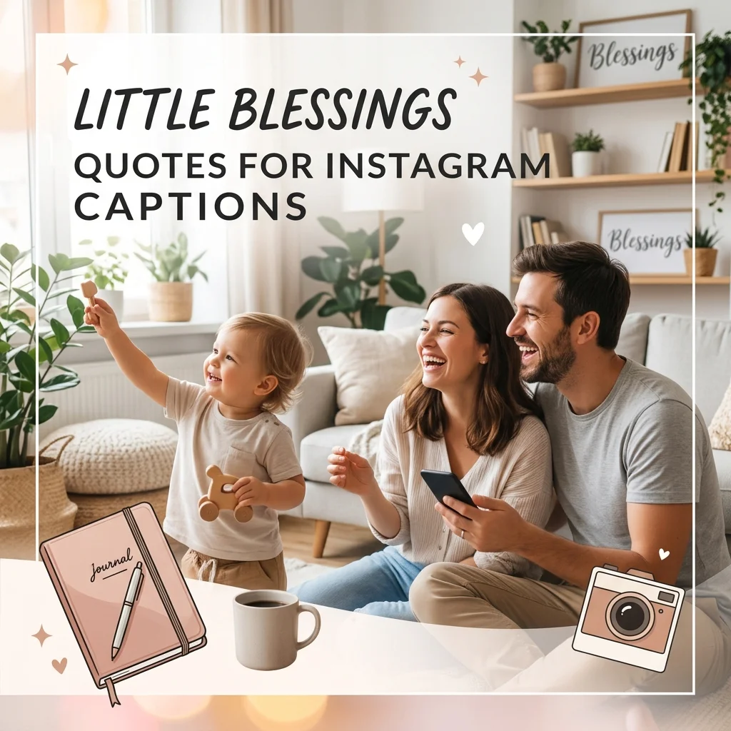 📸 Little Blessings Quotes for Instagram Captions