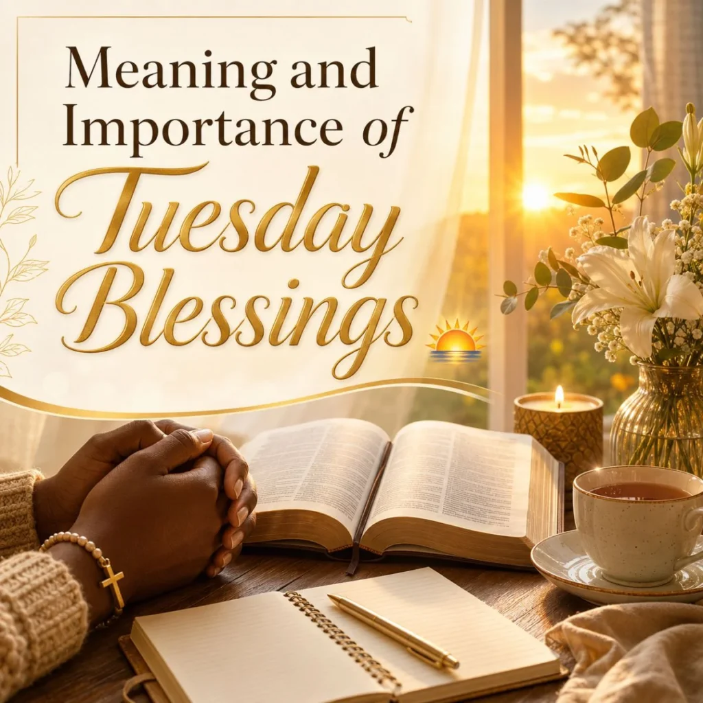 Meaning and Importance of Tuesday Blessings 🌅