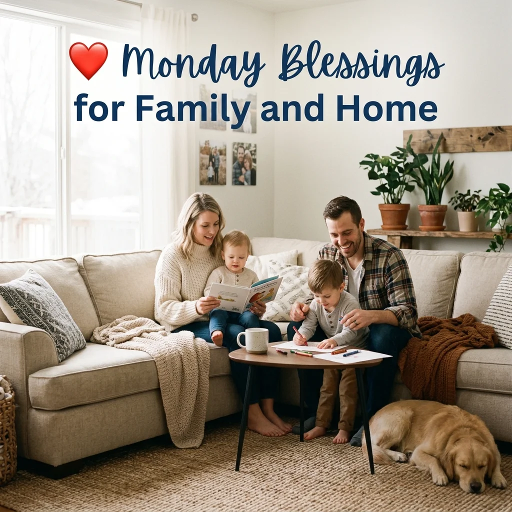 ❤️ Monday Blessings for Family and Home