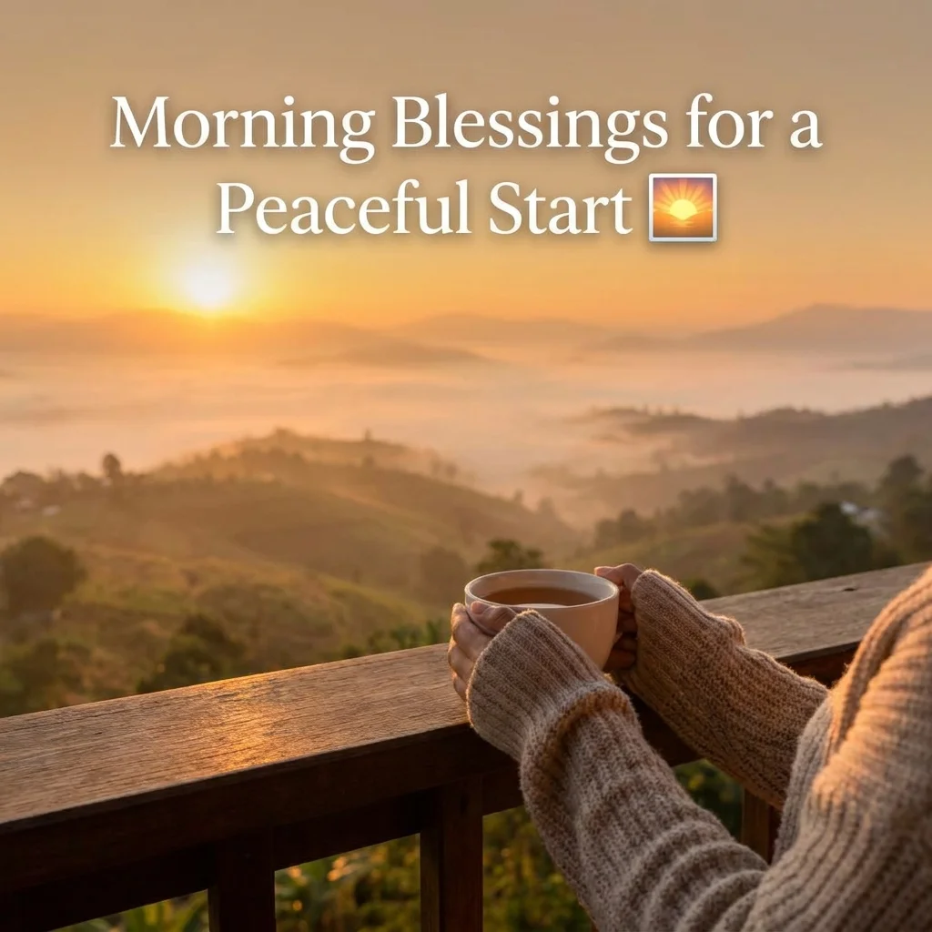 Morning Blessings for a Peaceful Start 🌅