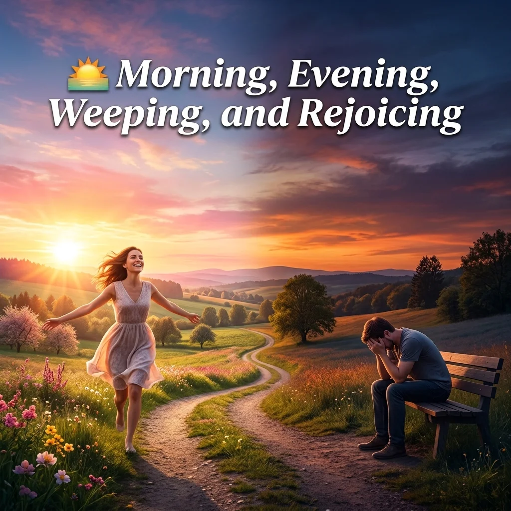 🌅 Morning, Evening, Weeping, and Rejoicing