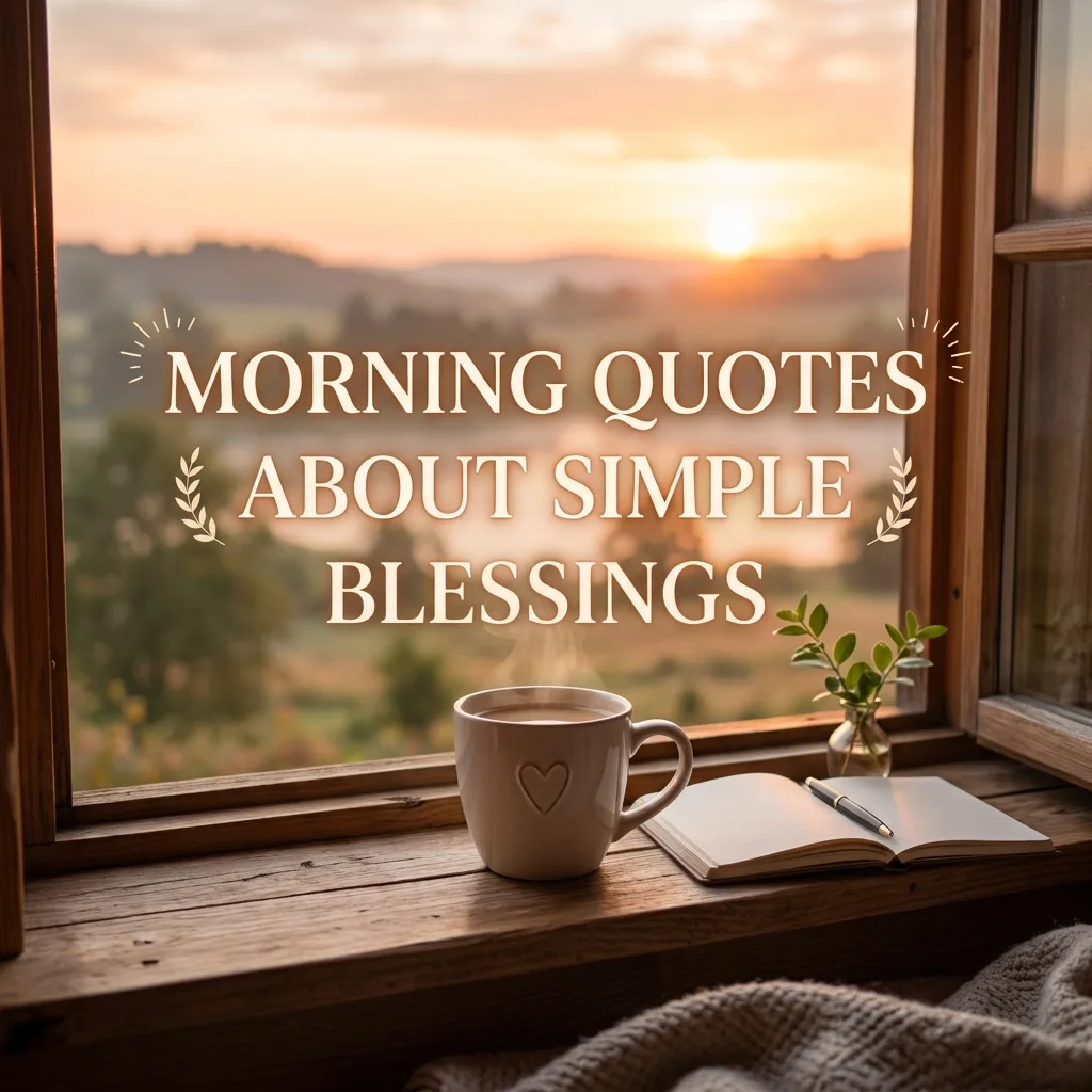 🌅 Morning Quotes About Simple Blessings