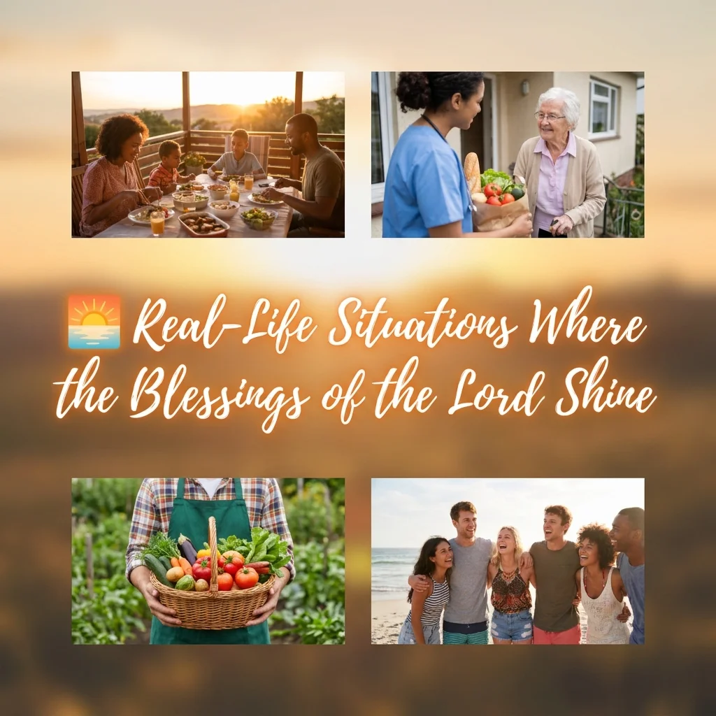 🌅 Real-Life Situations Where the Blessings of the Lord Shine