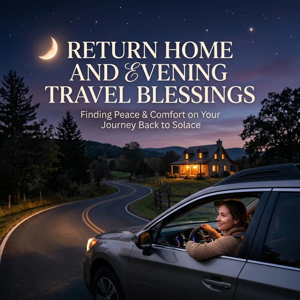 🌙 Return Home and Evening Travel Blessings