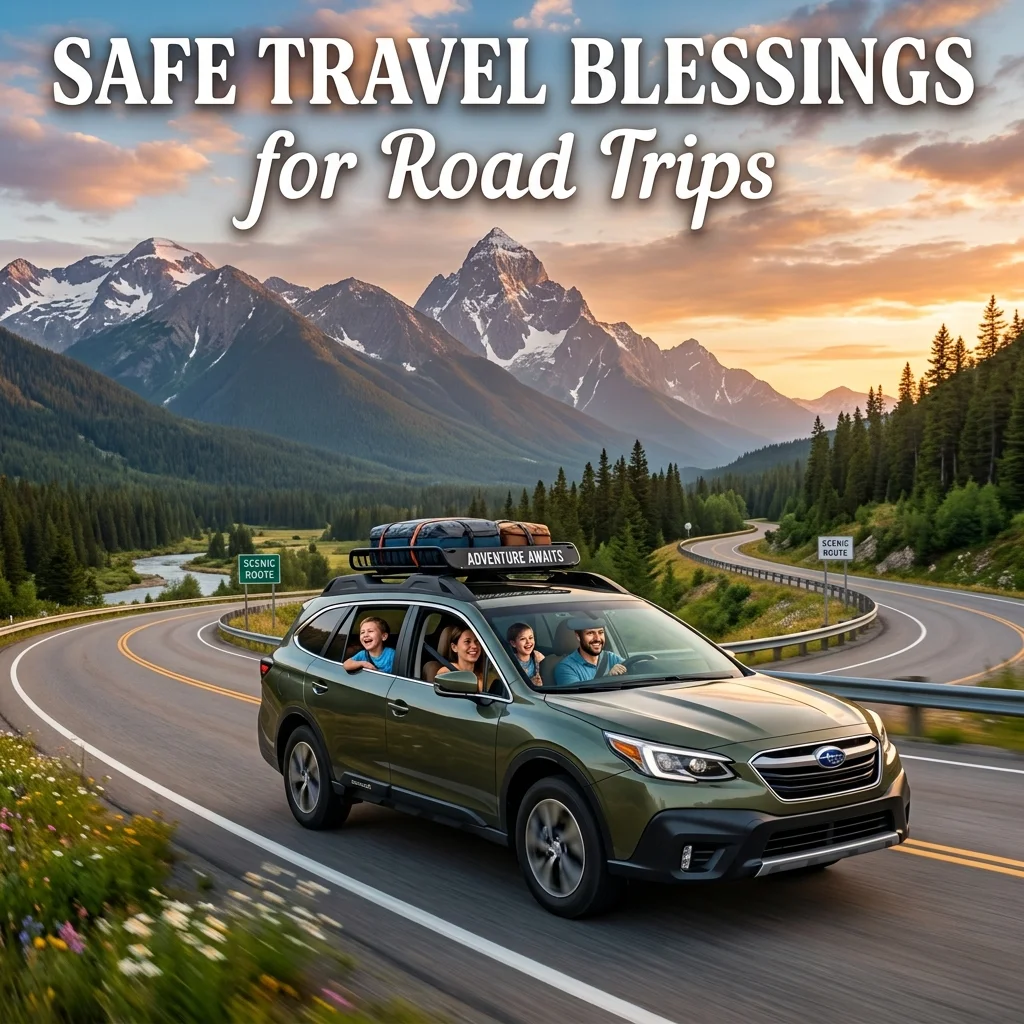 🚗 Safe Travel Blessings for Road Trips
