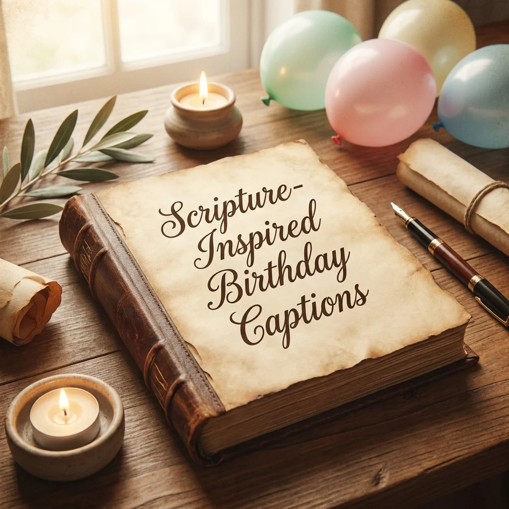 Scripture-Inspired Birthday Captions