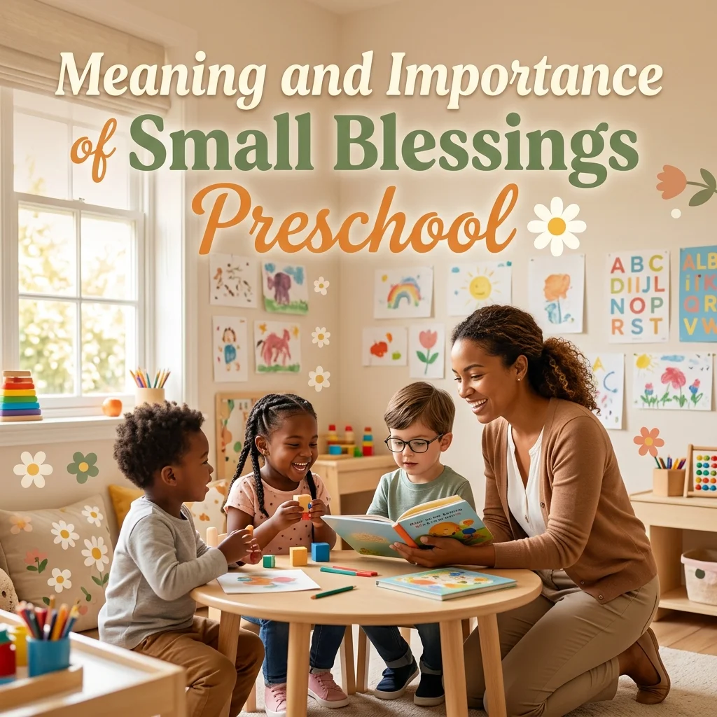 Meaning and Importance of Small Blessings Preschool 🌼
