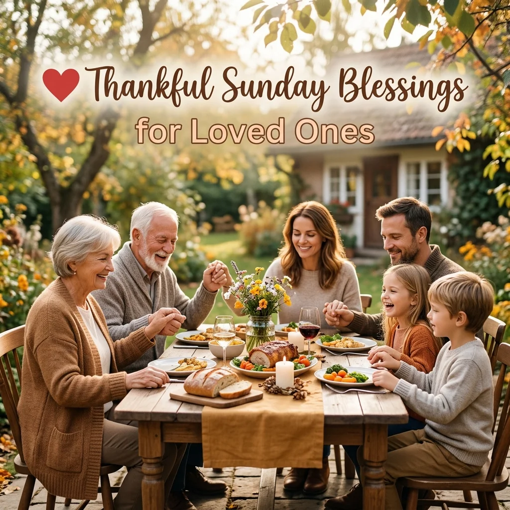 ❤️ Thankful Sunday Blessings for Loved Ones
