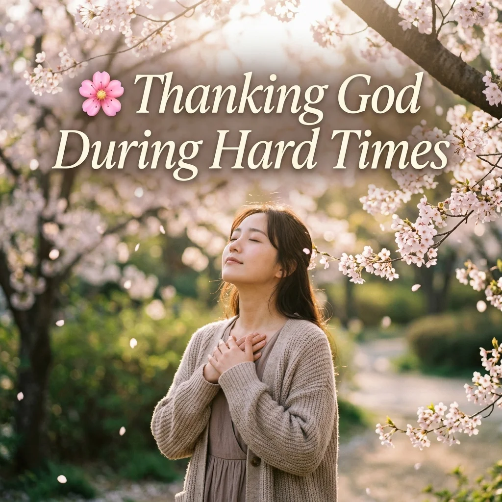 🌸 Thanking God During Hard Times