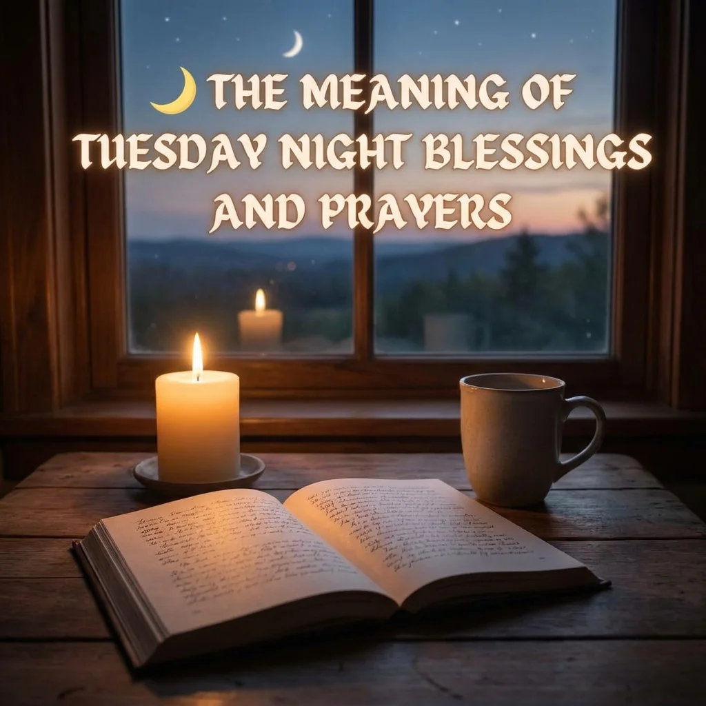 🌙 The Meaning of Tuesday Night Blessings and Prayers