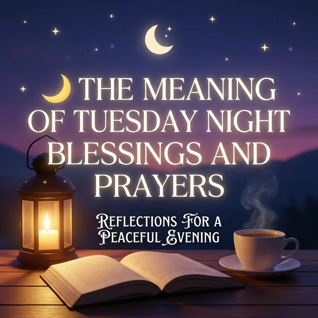 🌙 The Meaning of Tuesday Night Blessings and Prayers