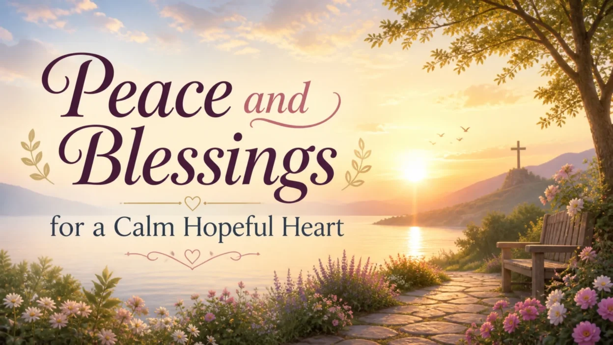 Peace and Blessings for a Calm Hopeful Heart